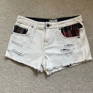 Free People jean shorts